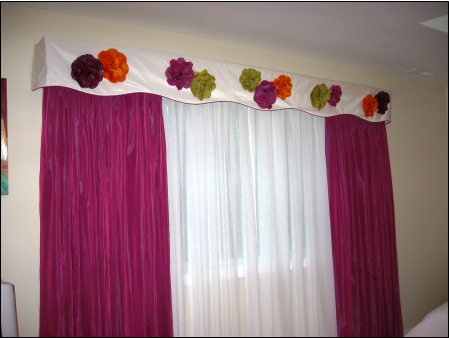 Flower Power Window Curtains