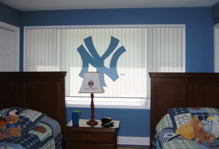 Yankees Embroidered Window Shades